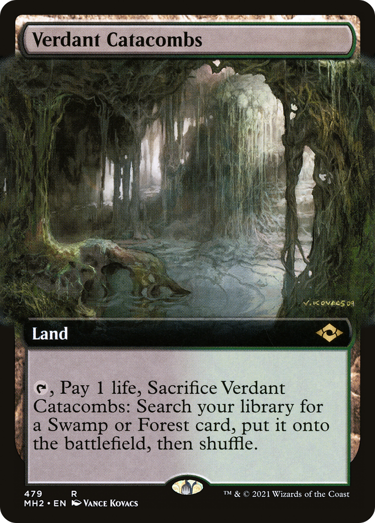 Verdant Catacombs (Extended Art) (MH2-479) - Modern Horizons 2 - Magic The Gathering