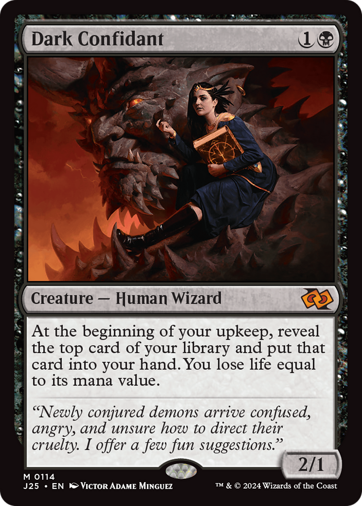 Dark Confidant (J25-114) - Foundations Jumpstart - Magic The Gathering