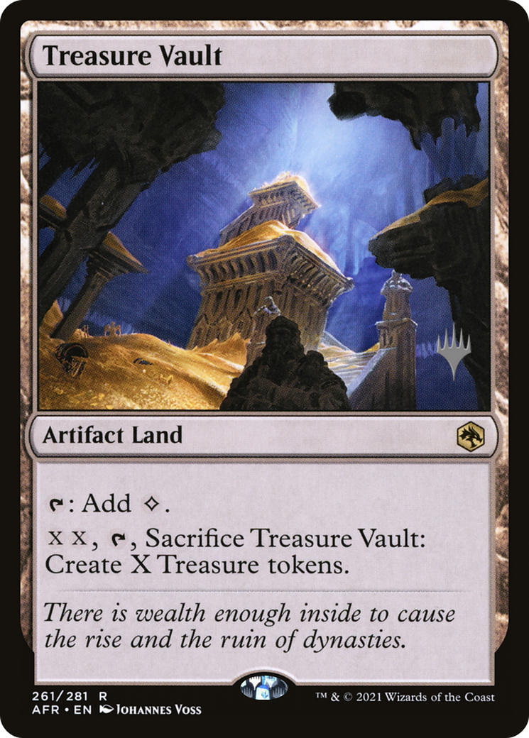 FOIL Treasure Vault (PPAFR-261P) - Adventures in the Forgotten Realms Promos - Magic The Gathering