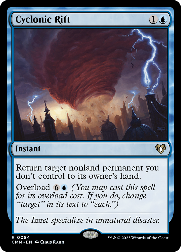 Cyclonic Rift (CMM-084) - Commander Masters - Magic The Gathering