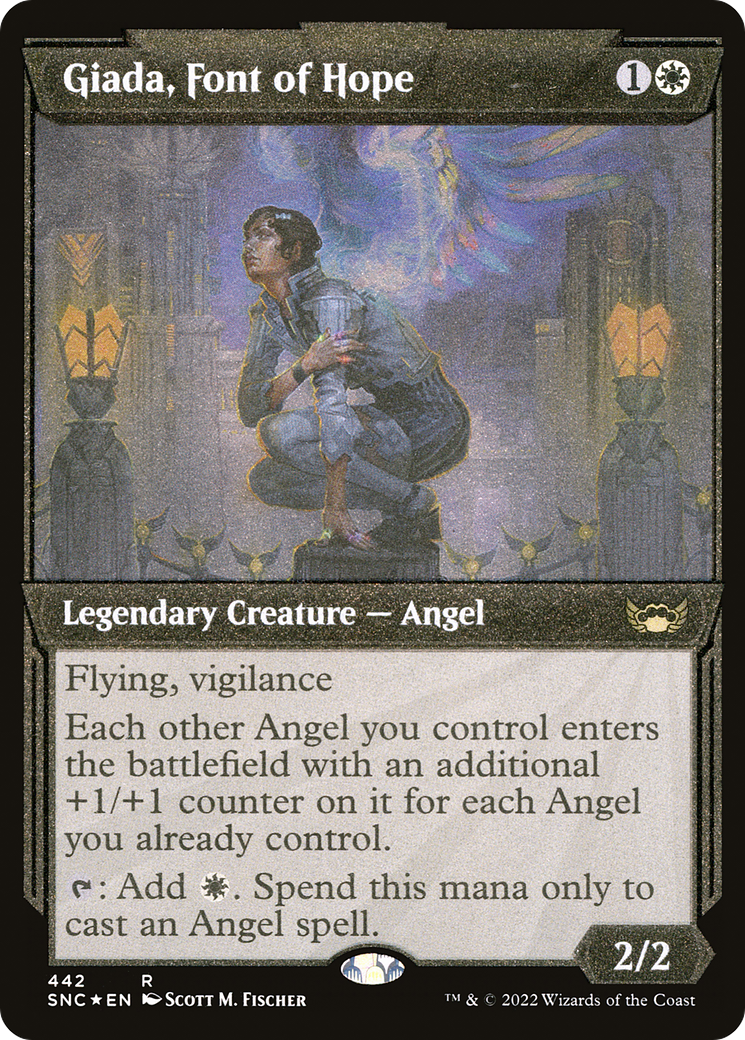 FOIL Giada, Font of Hope (Showcase) (Foil Etched) (SNC-442) - Streets of New Capenna - Magic The Gathering
