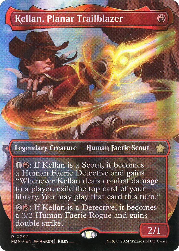 FOIL Kellan, Planar Trailblazer (FDN-392) - Foundations - Magic The Gathering