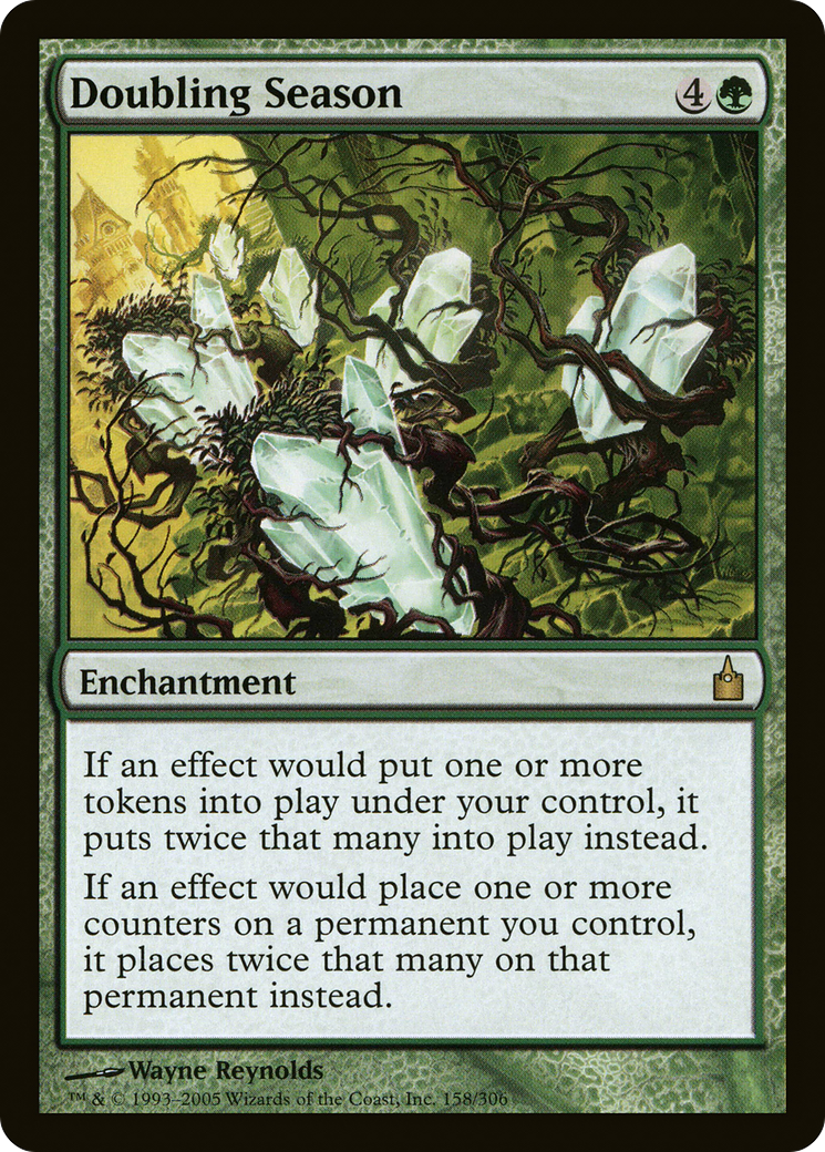 Doubling Season (RAV-158) - Ravnica: City of Guilds - Magic The Gathering
