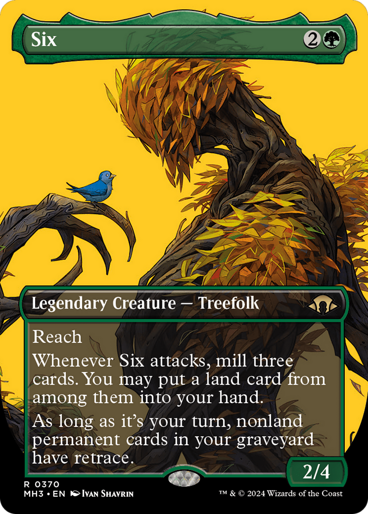 Six (Borderless) (MH3-370) - Modern Horizons 3 - Magic The Gathering