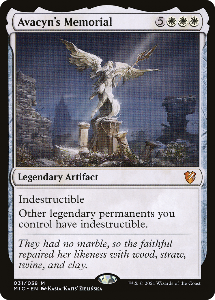 Avacyn's Memorial (MIC-031) - Midnight Hunt Commander - Magic The Gathering