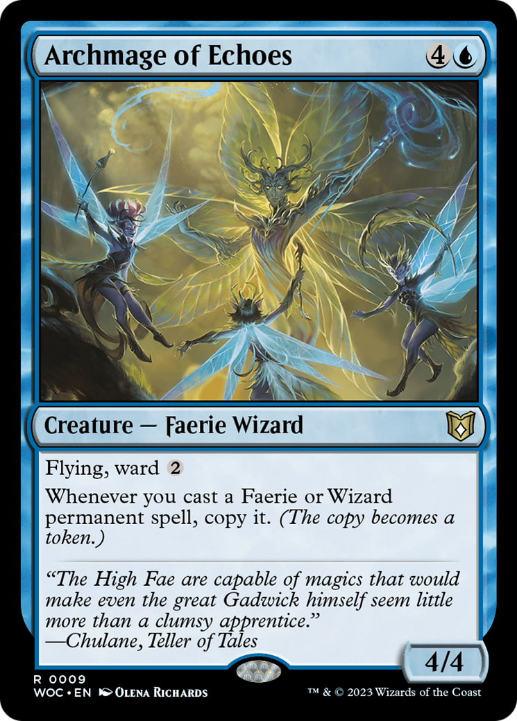 Archmage of Echoes (WOC-009) - Wilds of Eldraine Commander - Magic The Gathering