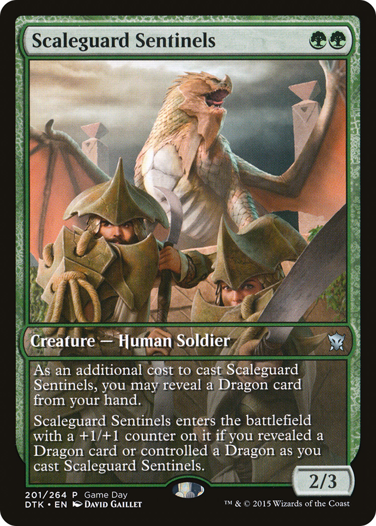 Scaleguard Sentinels (GAME-201) - Dragons of Tarkir Promos - Magic The Gathering