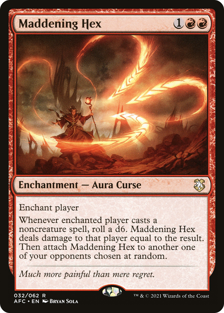 Maddening Hex (AFC-032) - Forgotten Realms Commander - Magic The Gathering