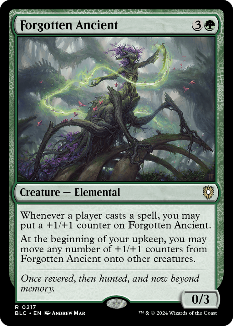 Forgotten Ancient (BLC-217) - Bloomburrow Commander - Magic The Gathering