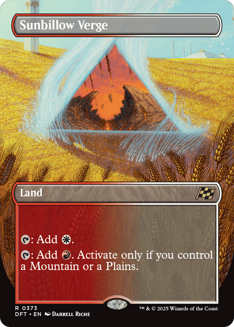 FOIL Sunbillow Verge (DFT-373) - Aetherdrift - Magic The Gathering