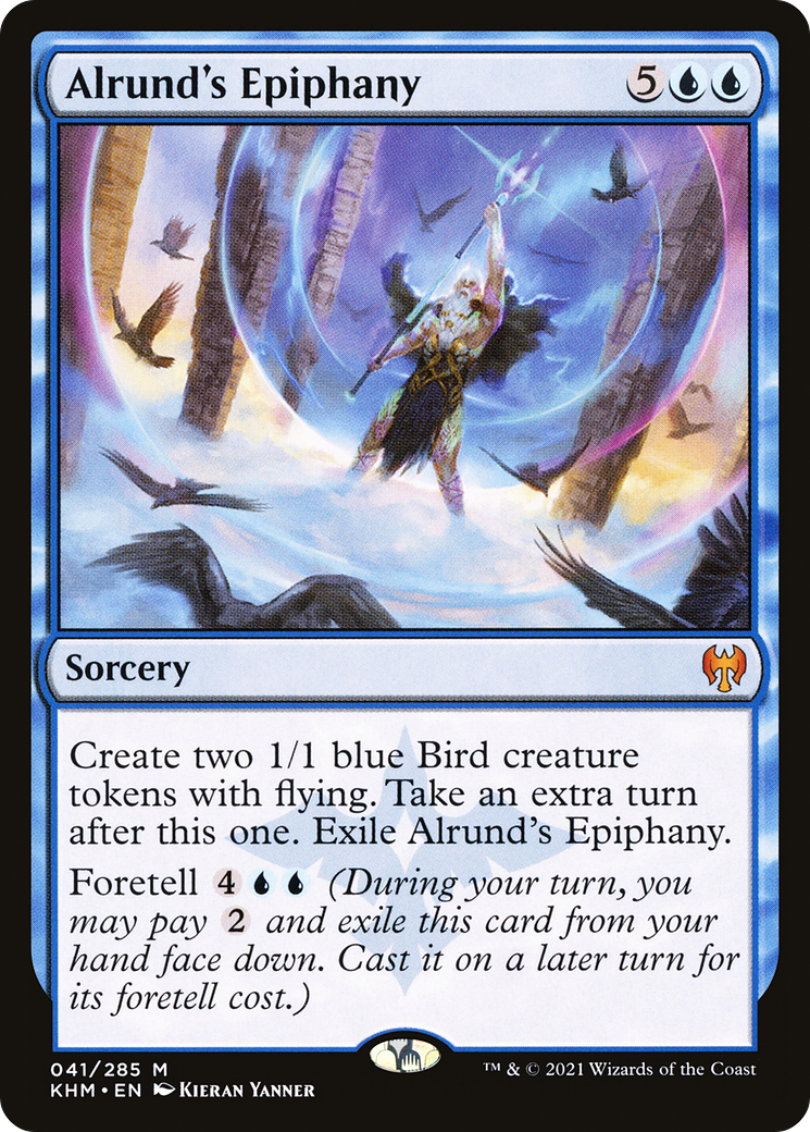 FOIL Alrund's Epiphany (KHM-041) - Kaldheim - Magic The Gathering