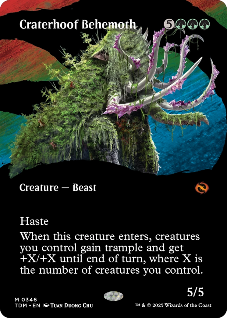 Craterhoof Behemoth (TDM-346) - Tarkir: Dragonstorm - Magic The Gathering