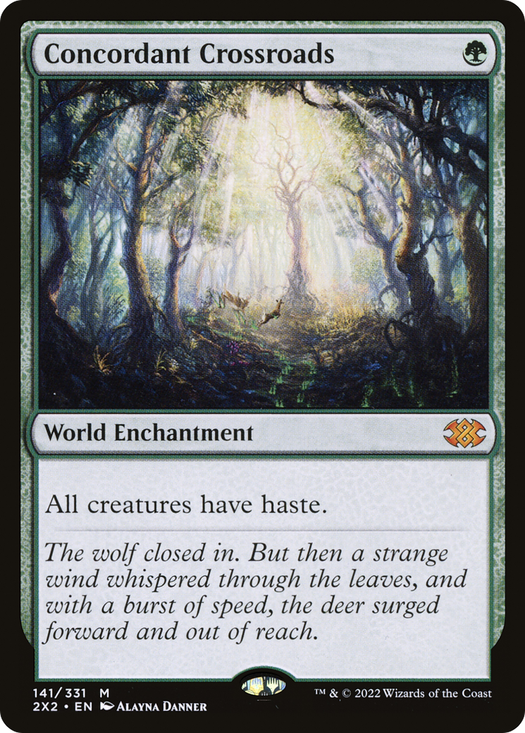 FOIL Concordant Crossroads (2X2-141) - Double Masters 2022 - Magic The Gathering