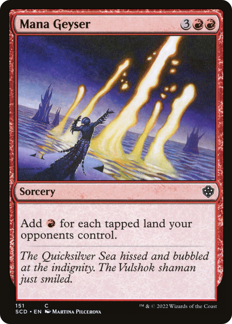 Mana Geyser (SCD-151) - Starter Commander Decks - Magic The Gathering