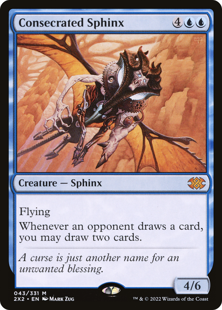 Consecrated Sphinx (2X2-043) - Double Masters 2022 - Magic The Gathering