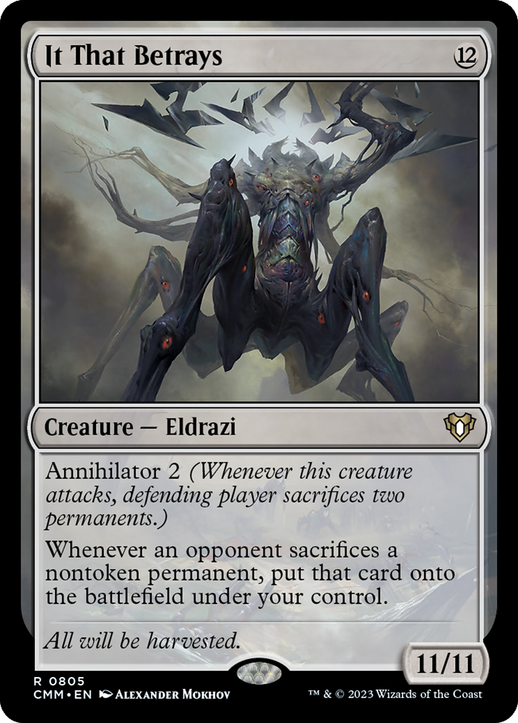 It That Betrays (CMM-805) - Commander Masters - Magic The Gathering