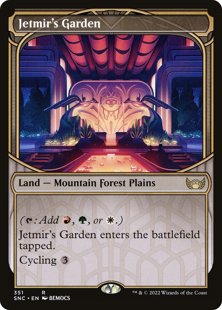 Jetmir's Garden (Showcase) (SNC-351) - Streets of New Capenna - Magic The Gathering
