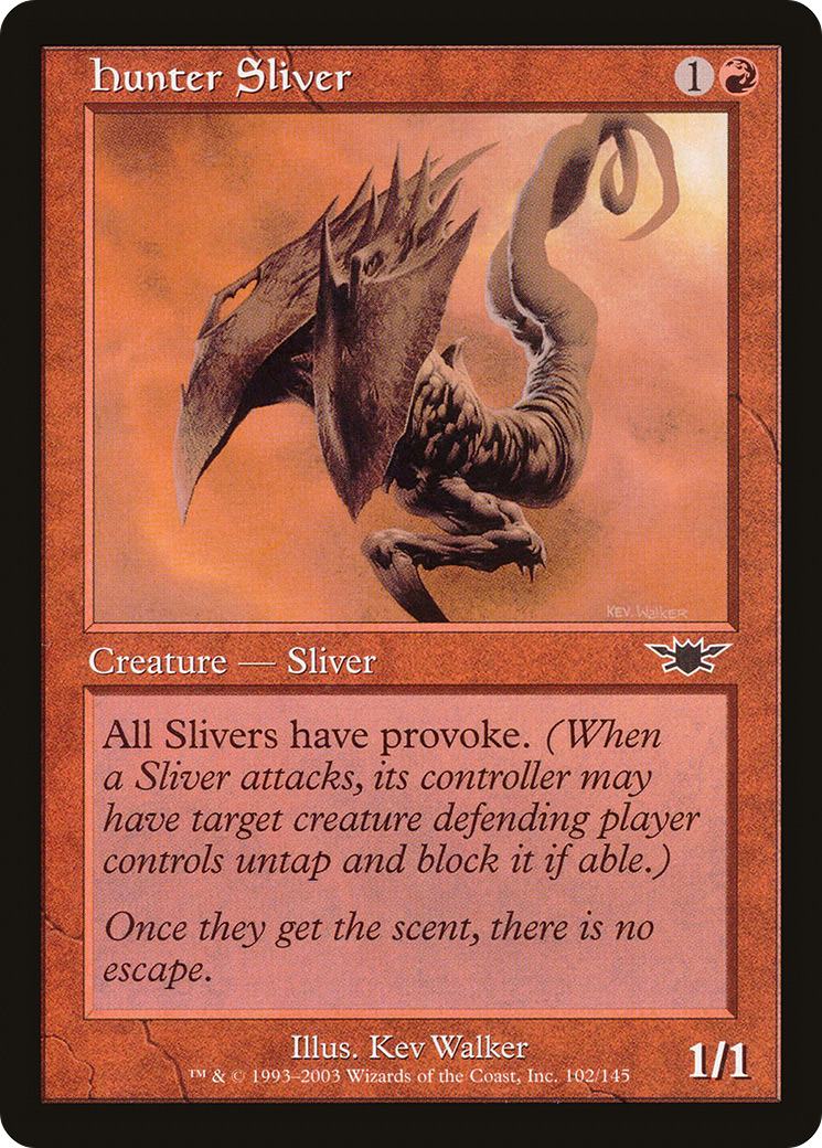 FOIL Hunter Sliver (LGN-102) - Legions - Magic The Gathering