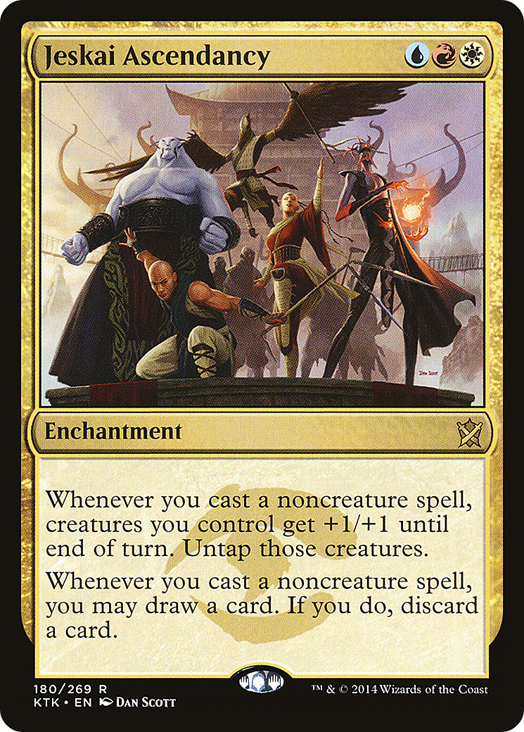 FOIL Jeskai Ascendancy (KTK-180) - Khans of Tarkir - Magic The Gathering