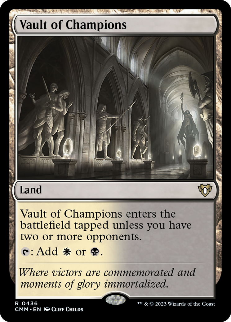 Vault of Champions (CMM-436) - Commander Masters - Magic The Gathering