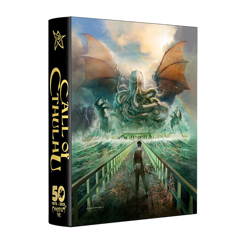 Call of Cthulhu RPG Chaosium’s 50th Anniversary Slipcase Set Core Rulebooks