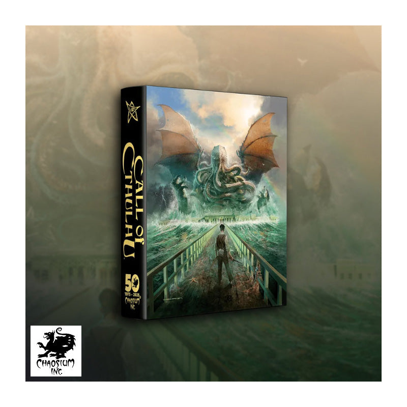 Call of Cthulhu RPG Chaosium’s 50th Anniversary Slipcase Set Core Rulebooks