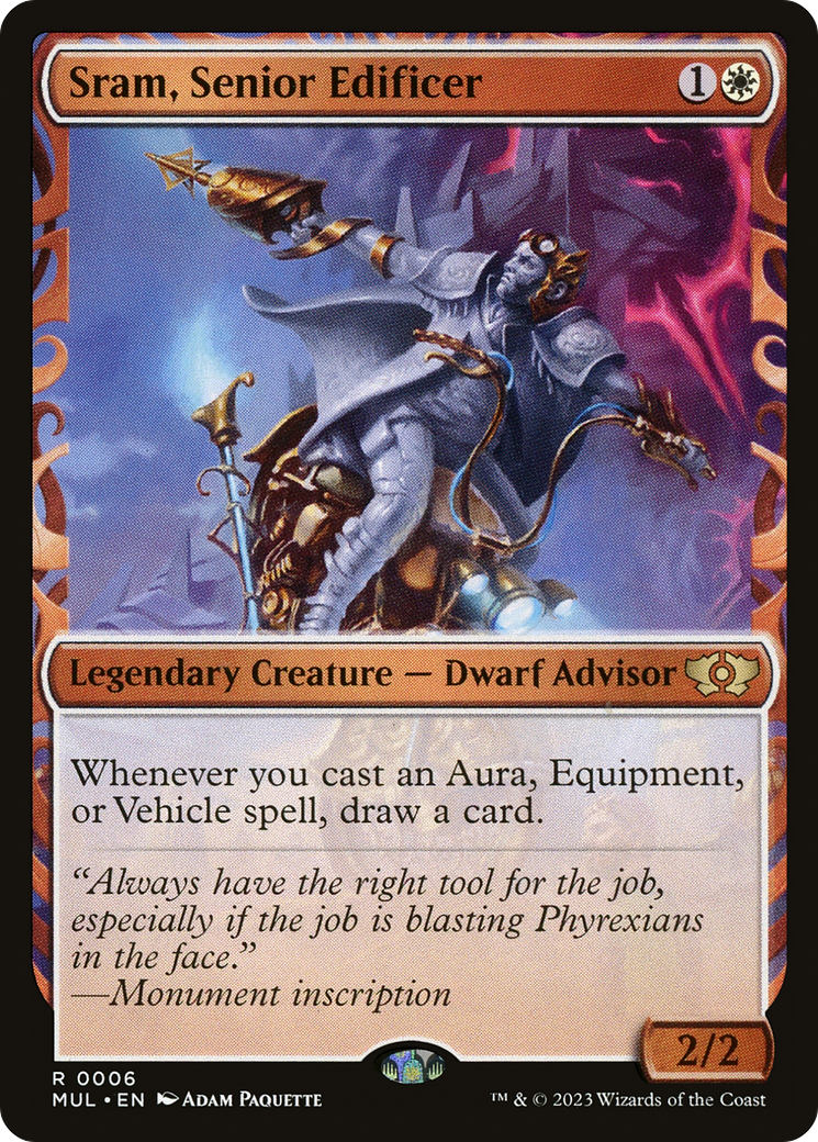 Sram, Senior Edificer (MUL-006) - Multiverse Legends - Magic The Gathering