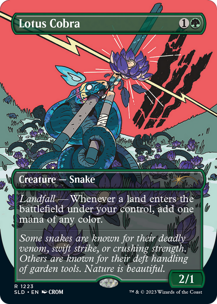FOIL Lotus Cobra (SLD-1223) - Secret Lair Drop - Magic The Gathering