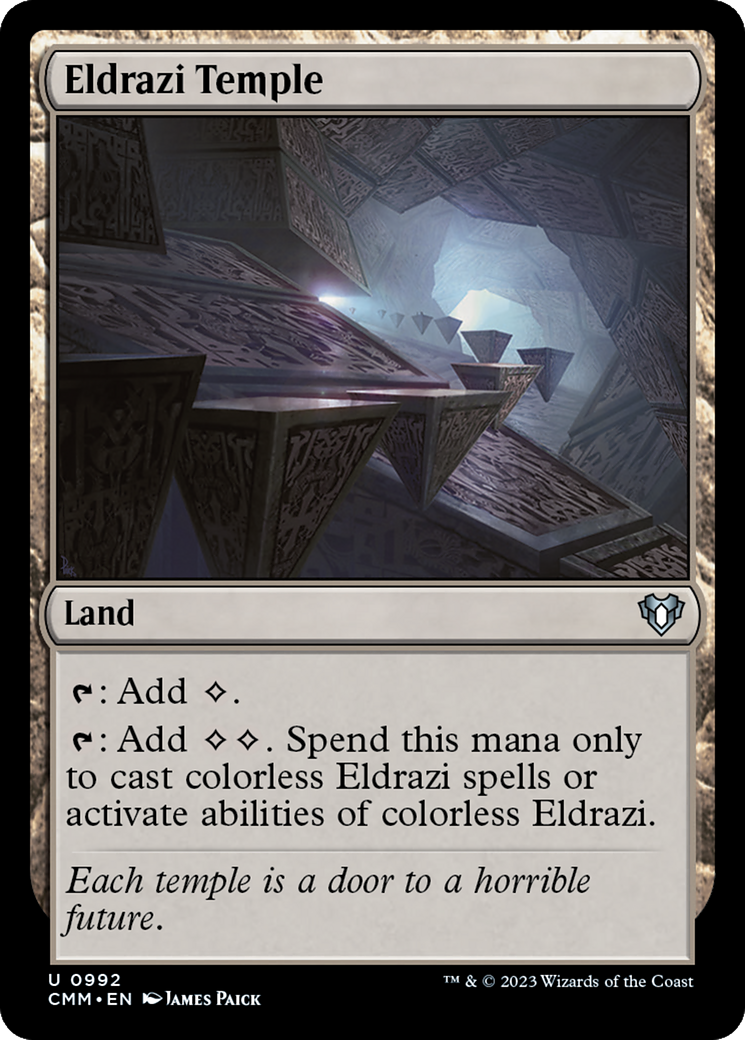 Eldrazi Temple (CMM-992) - Commander Masters - Magic The Gathering