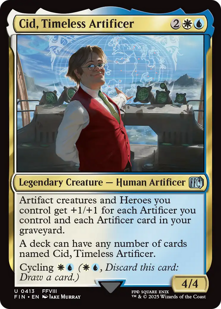 Cid, Timeless Artificer (0413) (FIN-413) - FINAL FANTASY - Magic The Gathering