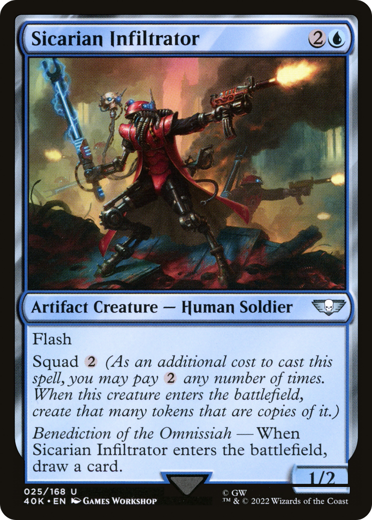 Sicarian Infiltrator (40K-025) - Warhammer 40,000 Commander - Magic The Gathering