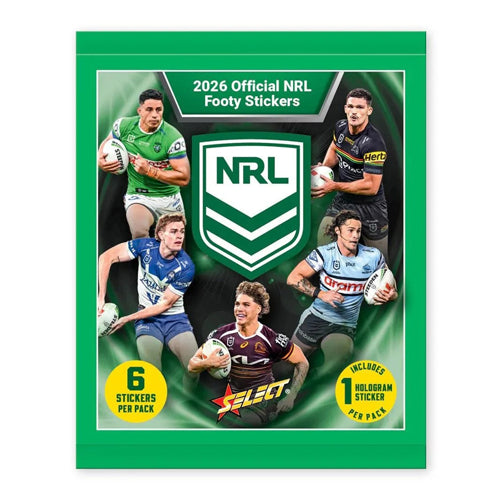2026 NRL Rugby Stickers Collection Box