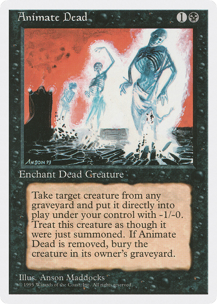 Animate Dead (4ED-002) - Fourth Edition - Magic The Gathering
