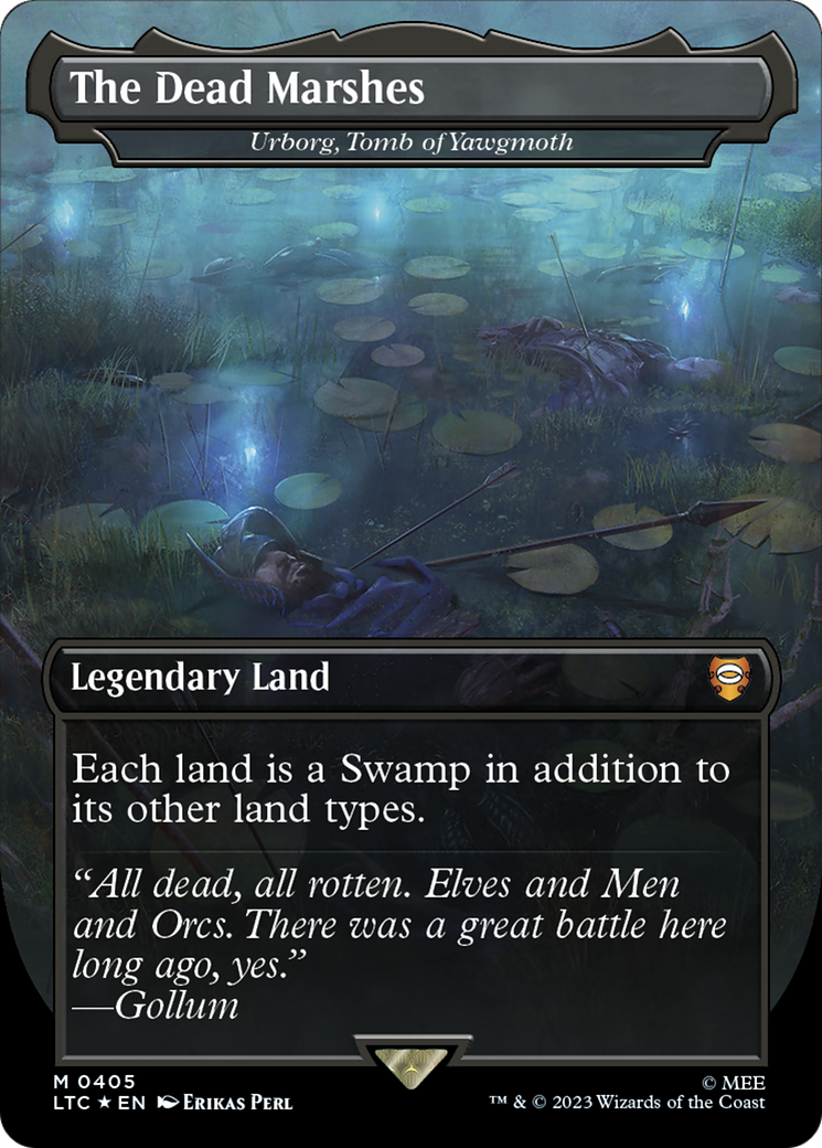 FOIL The Dead Marshes - Urborg, Tomb of Yawgmoth (Surge Foil) (LTC-405) - Tales of Middle-earth Commander - Magic The Gathering