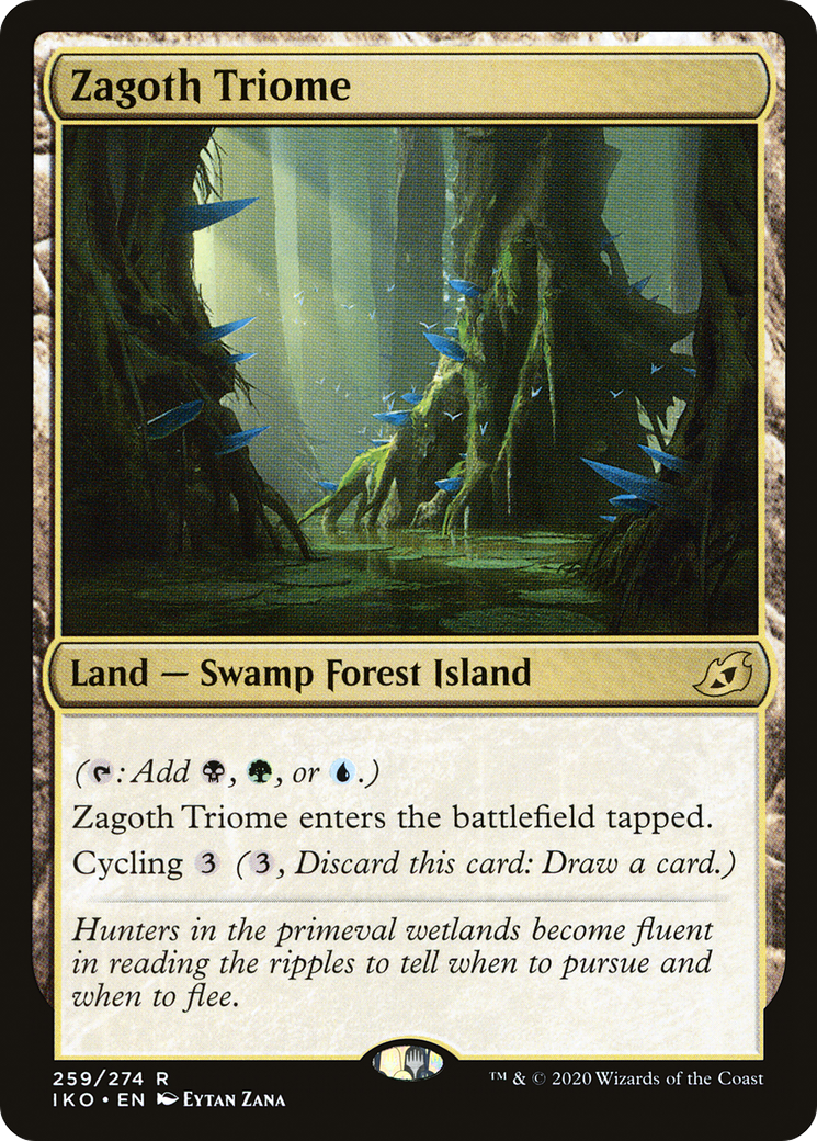 Zagoth Triome (IKO-259) - Ikoria: Lair of Behemoths - Magic The Gathering