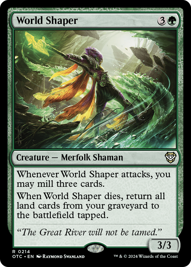 World Shaper (OTC-214) - Outlaws of Thunder Junction Commander - Magic The Gathering