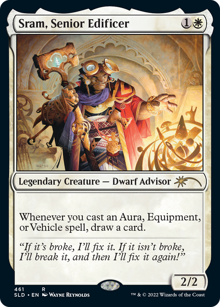 Sram, Senior Edificer (SLD-461) - Secret Lair Drop - Magic The Gathering