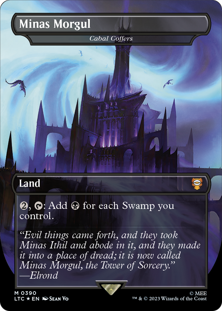 FOIL Minas Morgul - Cabal Coffers (Surge Foil) (LTC-390) - Tales of Middle-earth Commander - Magic The Gathering