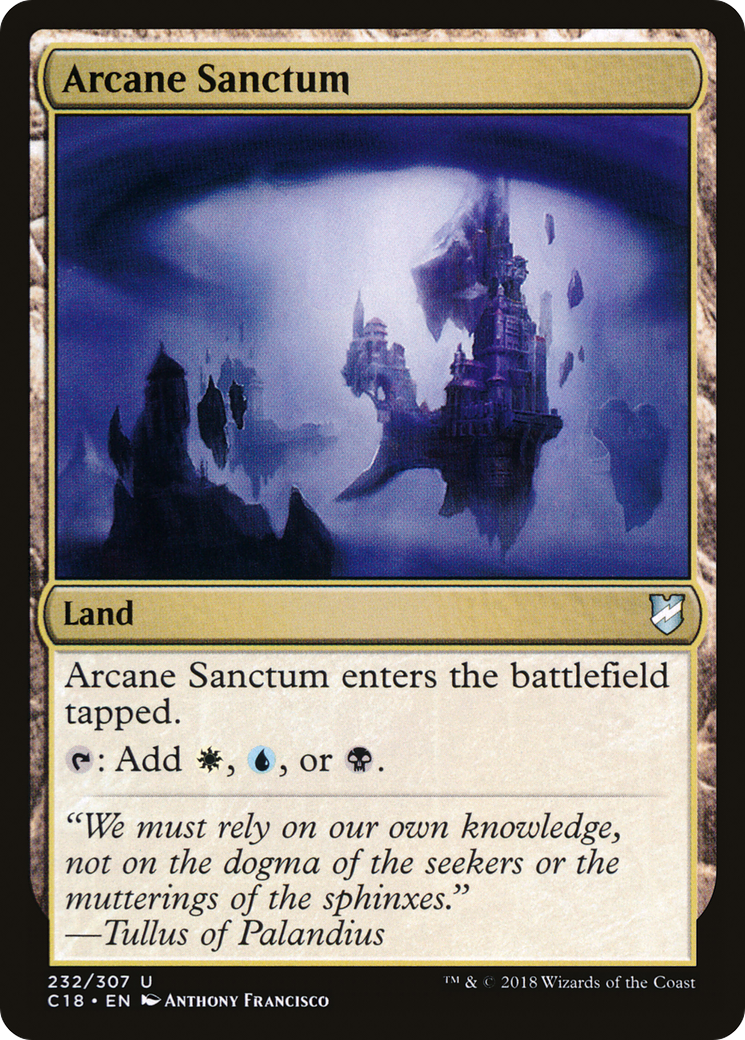 Arcane Sanctum (C18-232) - Commander 2018 - Magic The Gathering
