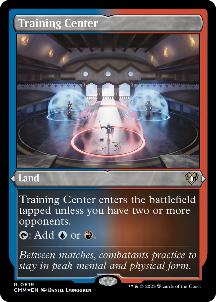 ETCHED FOIL Training Center (CMM-619) - Commander Masters - Magic The Gathering