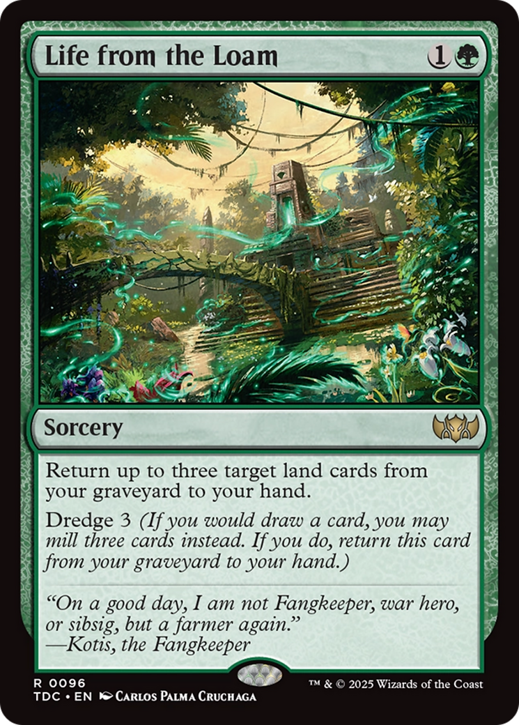 Life from the Loam (TDC-096) - Commander: Tarkir: Dragonstorm - Magic The Gathering