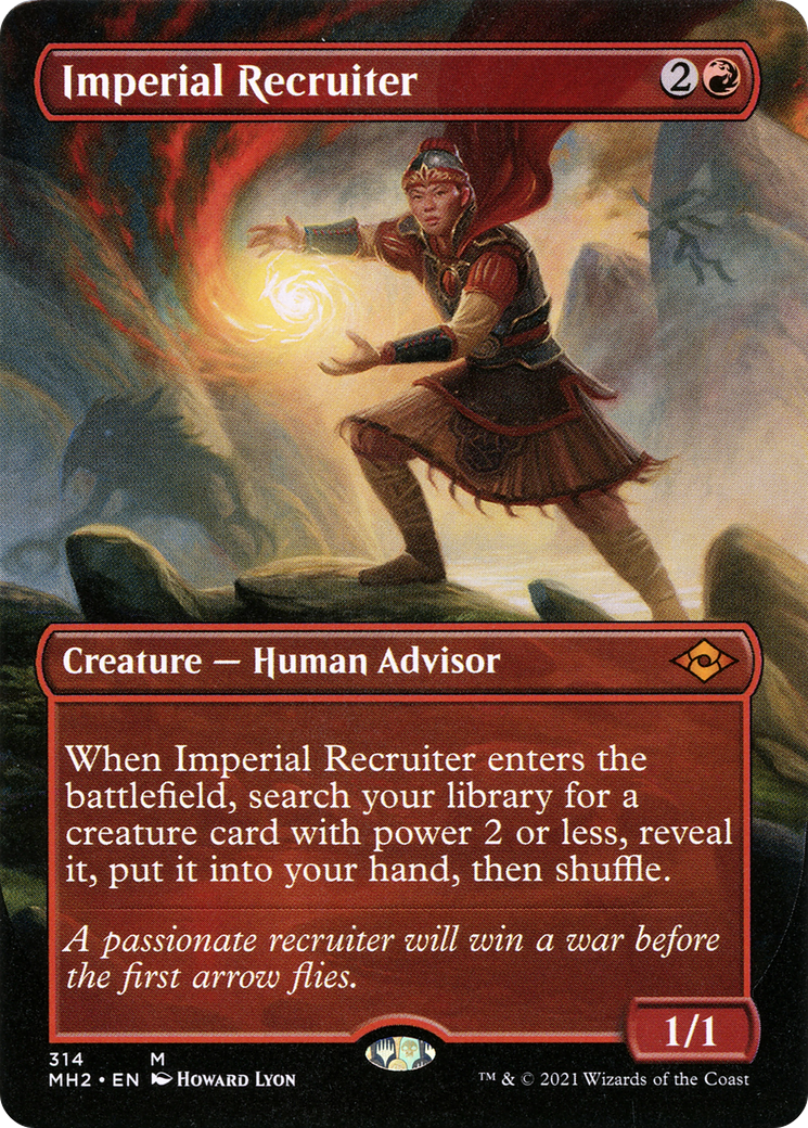 Imperial Recruiter (Borderless) (MH2-314) - Modern Horizons 2 - Magic The Gathering