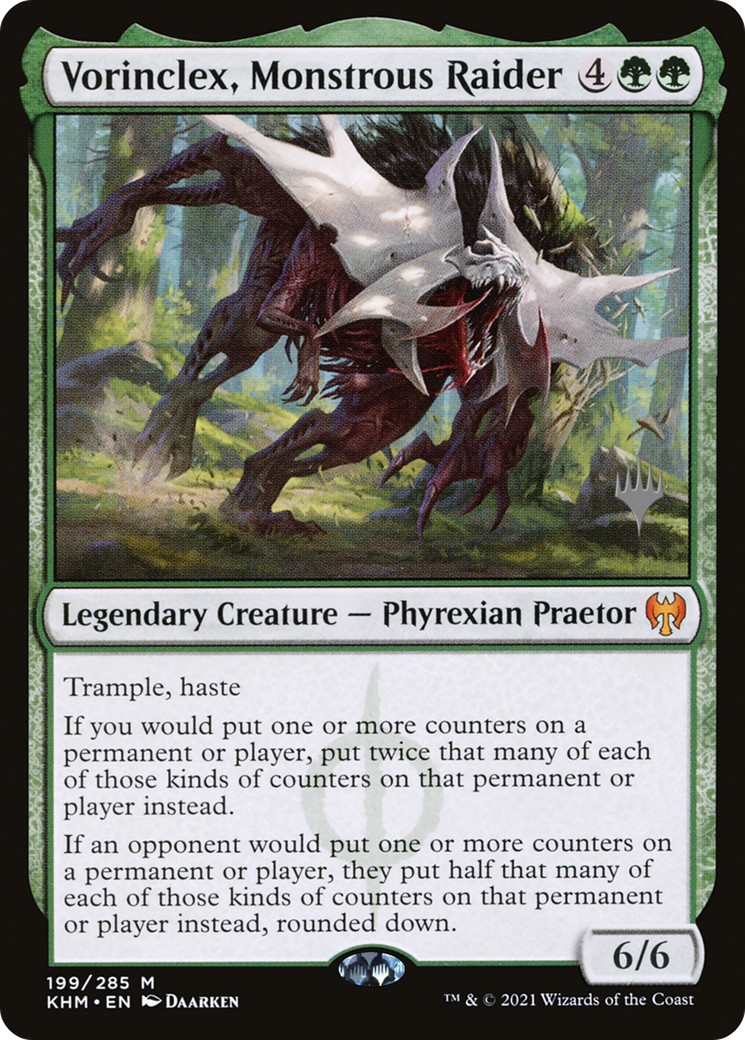 FOIL Vorinclex, Monstrous Raider (PPKHM-199) - Kaldheim Promos - Magic The Gathering