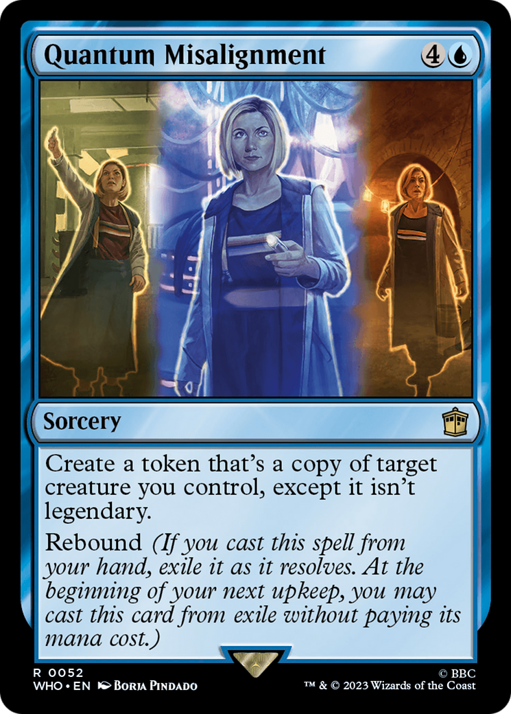 FOIL Quantum Misalignment (WHO-052) - Doctor Who - Magic The Gathering