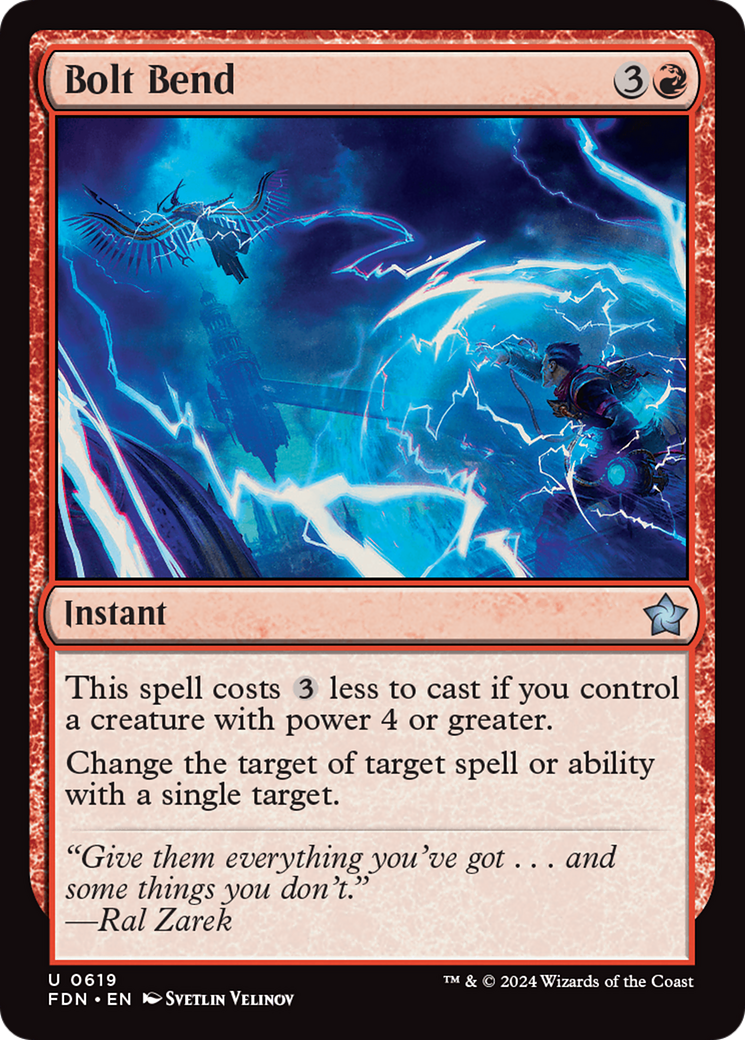 Bolt Bend (FDN-619) - Foundations - Magic The Gathering