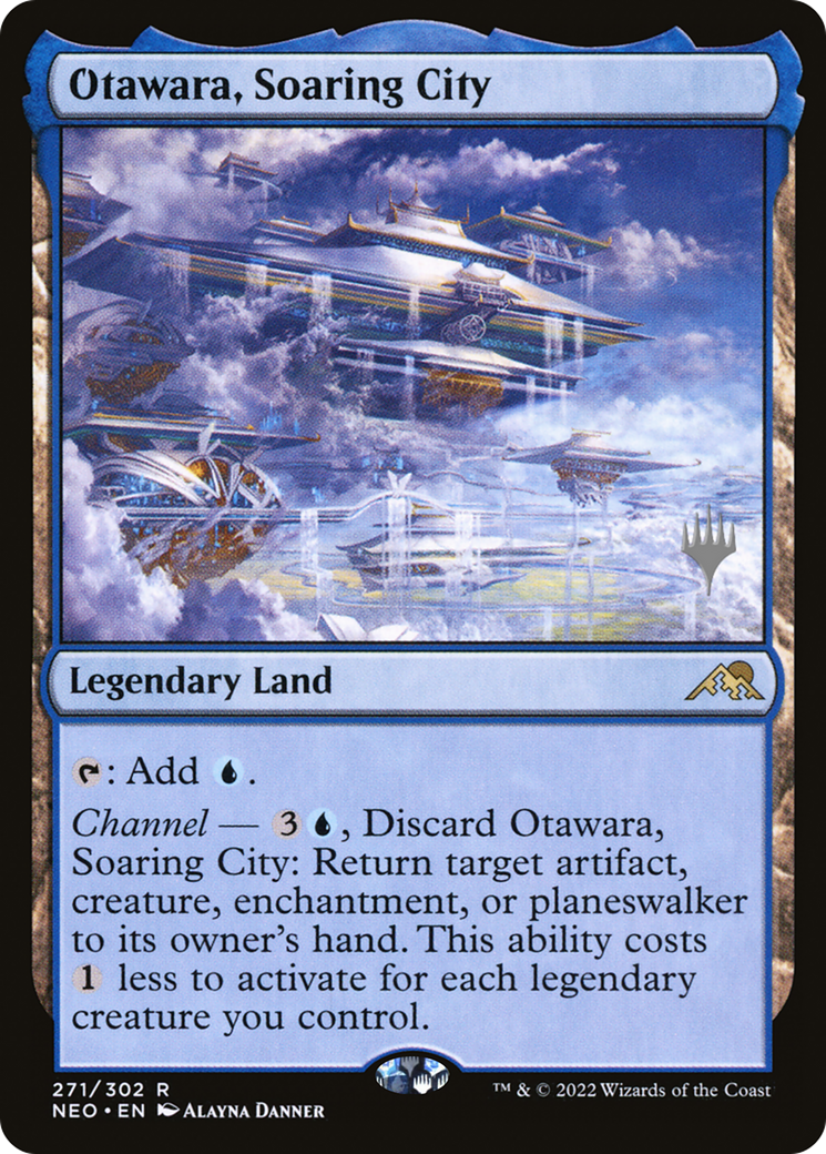 FOIL Otawara, Soaring City (PPNEO-271P) - Kamigawa: Neon Dynasty Promos - Magic The Gathering