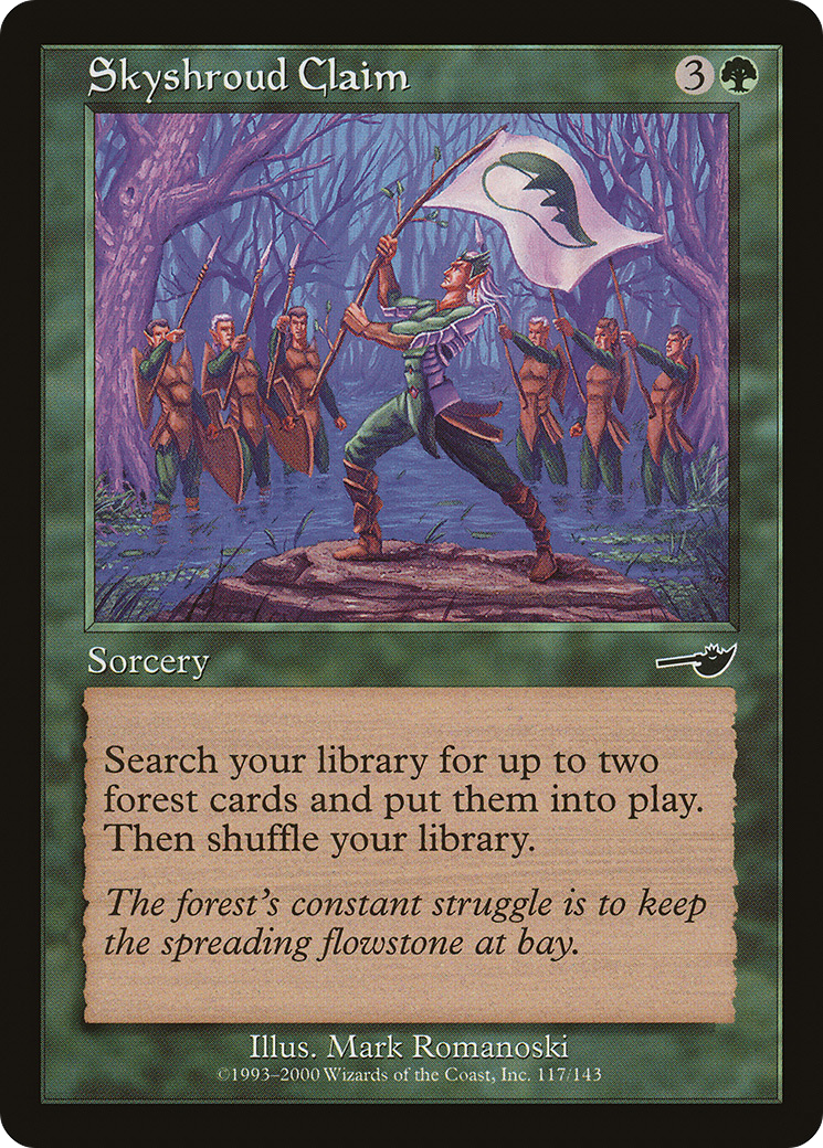 Skyshroud Claim (NMS-117) - Nemesis - Magic The Gathering