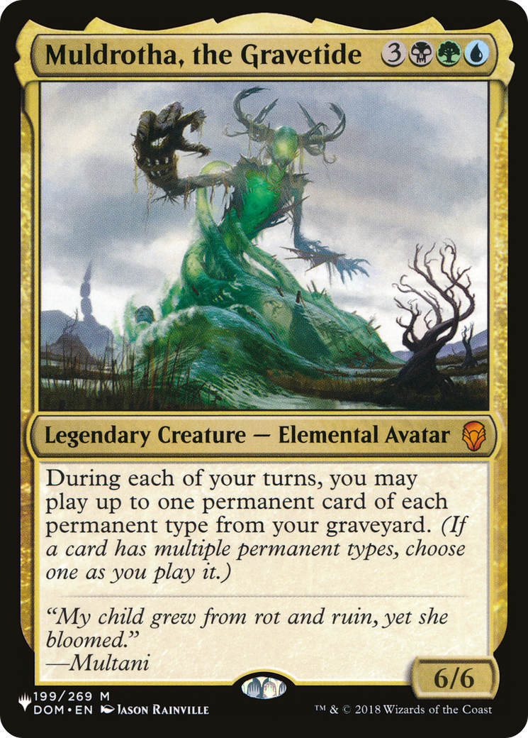 Muldrotha, the Gravetide (LIST-DOM-199) - The List - Magic The Gathering