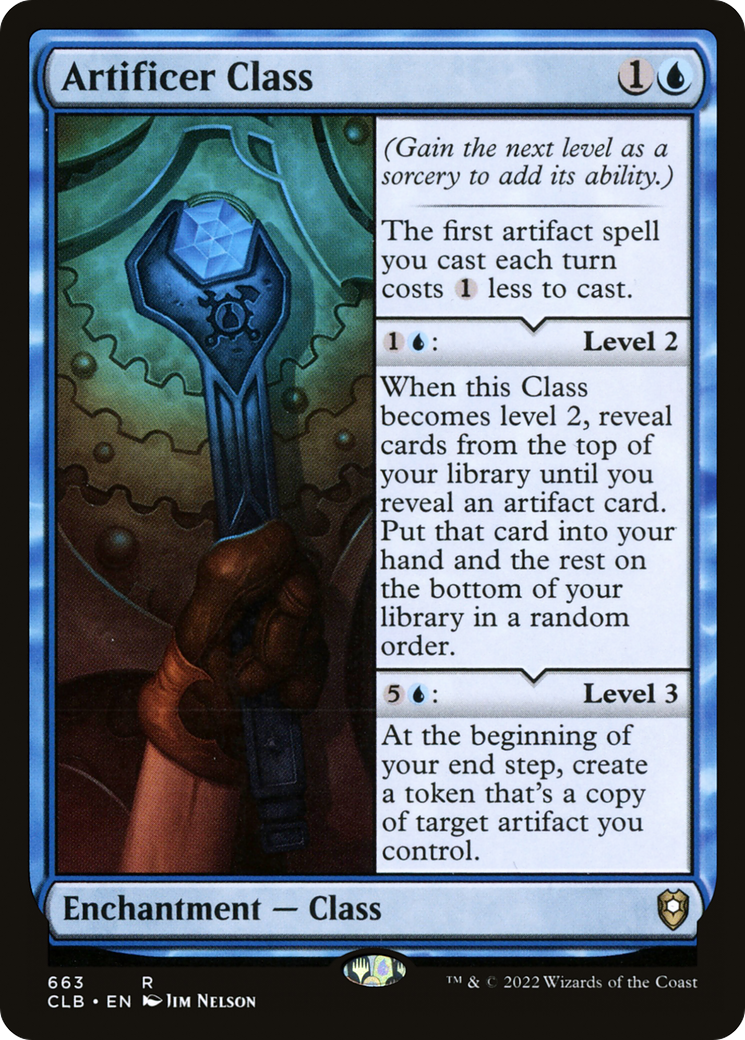 Artificer Class (CLB-663) - Commander Legends: Battle for Baldur's Gate - Magic The Gathering