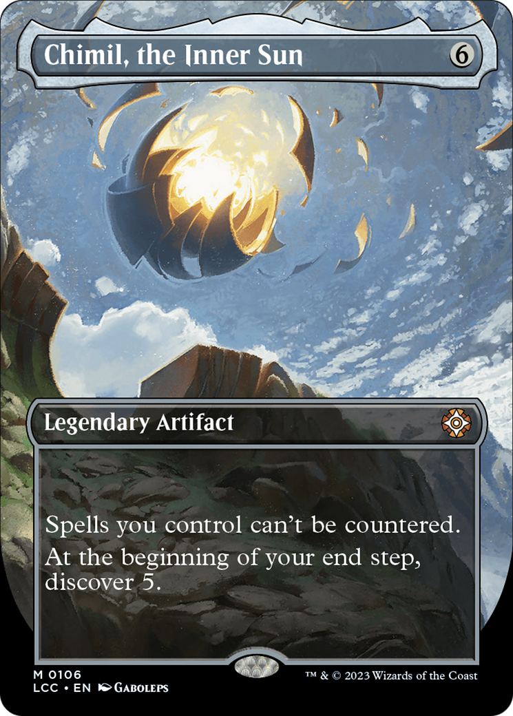 Chimil, the Inner Sun (Borderless) (LCC-106) - The Lost Caverns of Ixalan Commander - Magic The Gathering